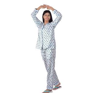 New Arrival <b>Women's</b> Handmade <b>Pajama</b> Set Soft Cotton & Comfortable Lounge Wear <b>for</b> Night <b>Summer</b> Season Woven Fabric - Product Image 3