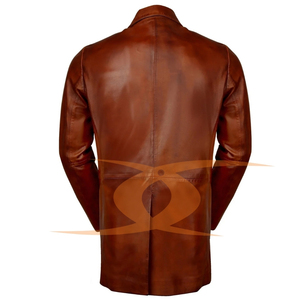 Última chaqueta de cuero de nuevo diseño para hombres Precio de venta en línea Chaqueta de cuero para hombres Precio barato Chaqueta de cuero para hombres - Product Image 2