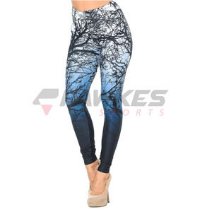 Wholesale Customized <b>leggings</b> for Women's Sublimation Print High Quality Waist Fitness Wear Tights <b>Leggings</b> - Product Image 1