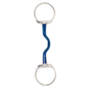 Bocado de equitación BR Mullen Mouth Eggbutt Snaffle de acero inoxidable, 14 mm de grosor, alta calidad, suave y estable para entrenamiento de caballos. - Product Image 2