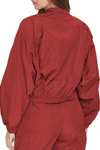 Conjuntos de Chaqueta y Pantalones Cortavientos para Mujer, Traje Deportivo Impermeable, Ligero, Transpirable, Informal, para Actividades al Aire Libre - Product Image 2