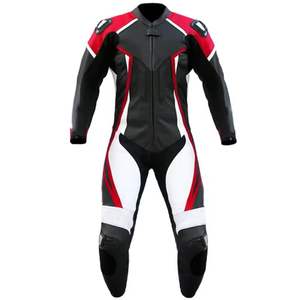 Personalizado Biker Racing Moto Trajes de cuero % Cuero 2 piezas Impresión digital Transpirable Traje de alta protección para todos - Product Image 3