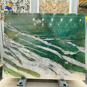 Lastra di Marmo <span class=keywords><strong>Naturale</strong></span> Verde Giada di Alta Qualità per Pareti Decorative di Ville di Lusso - Product Image 3