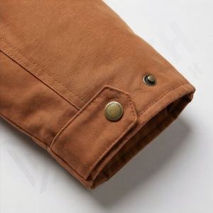 Veste parka d'hiver respirante pour homme, col rabattu, longue garniture en fourrure de renard, rembourrage épais, fibre de bambou écologique, vêtements thermiques - Product Image 6