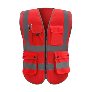 Nuevo último diseño 2025 Chaleco de trabajo de seguridad sin mangas personalizado al aire libre Chaleco de seguridad de malla de seguridad hombres Chaleco de trabajo - Product Image 4