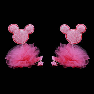 กิ๊บติดผมเด็กผู้หญิง 2 ชิ้น- สีชมพู - Product Image 1