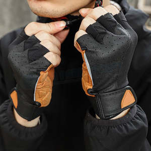 Nuevos guantes antideslizantes transpirables de medio dedo para ciclismo MTB, deportes de verano, gimnasio, montar, guantes de carreras con pantalones cortos acolchados - Product Image 6