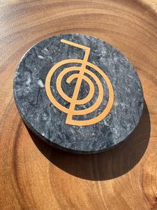 Sous-verres écologiques durables en marbre et bois, sous-verres en pierre naturelle polie pour usage quotidien, design moderne, promotionnels - Product Image 5