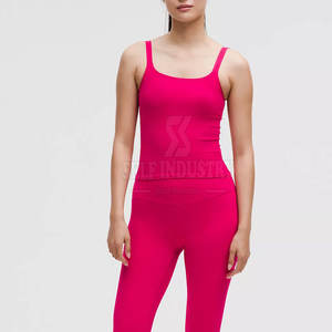 Top corto de Yoga sin costuras de calidad superior para mujer, ropa de gimnasio transpirable recién llegada con colocación de logotipo frontal de diseño personalizado - Product Image 2