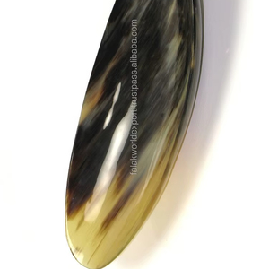 100% bol en corne de boeuf écologique de qualité naturelle taille personnalisée polie pour la vaisselle de mariage à la maison de Falak World Export - Product Image 1