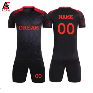 Mejor OEM Precio al por mayor Conjunto de estilo de poliéster de la sublimación de fútbol uniformes de fútbol para el equipo del Club de desgaste de fútbol personalizable - Product Image 3