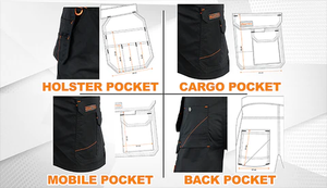 2025-26 Short de jogging extérieur décontracté pour hommes Style de rue confortable Polyester coton motif solide lettre taille élastique - Product Image 6