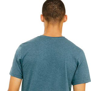 220 GSM fábrica al por mayor de gran tamaño 100% algodón camiseta de cuello redondo para hombre con etiqueta de lavado personalizada y logotipo camisetas de manga corta - Product Image 6