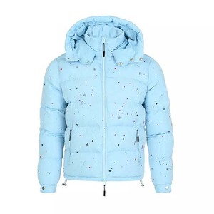 Nouvelle arrivée Fabricant personnalisé noir hiver coupe-vent extérieur remplissage bulle doudounes manteaux pour hommes style formel - Product Image 5