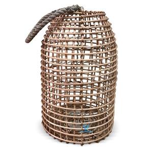 Vietrustic Lanterne intérieure faite à la main Lanterne en rotin de bambou Bougeoirs suspendus - Product Image 4