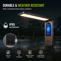 Banc solaire intelligent YUBANG pour l'extérieur - Éclairage LED sans fil et recharge USB, audio Bluetooth, étanche IP65 pour parcs et hôtels