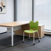 Chaise d'école avec sac pour salle de classe intelligente avec roulettes, chaise en plastique, salle de formation, chaise d'étude pour étudiants