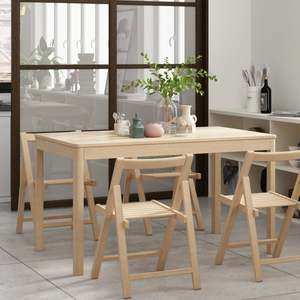 Marble Extendable Dining <b>Table</b> Set for Home <b>Bar</b> & <b>Kitchen</b> - Product Image 4
