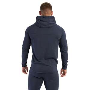 Sudadera con capucha para hombre con cremallera completa de alta calidad lisa al por mayor, ropa deportiva para entrenamiento, ropa con logotipo personalizado, sudaderas con capucha y sudaderas para hombre - Product Image 2