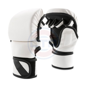 MMA Sparring Glove Gants de boxe pour l'entraînement des armes d'arts martiaux New Fashion Fitness PU Leather Accepter OEM Logos - Product Image 1