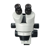 Binocular Zoom Stereo Microscope 7X-45X Halogen Illumination Education Use RSM-8 Laboratory IP53 Rated 1280x720 Camera