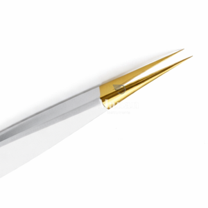 Pince à cils professionnelle de précision à pointe droite dorée, outil d'extension de cils facile à manipuler, OEM, marque privée, approvisionnement en gros - Product Image 3