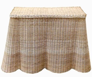 HNH Craft Mesa de centro de lujo Mesa de centro moderna Mesa de consola de ratán bohemio para decoración del hogar OEM en Vietnam - Product Image 6