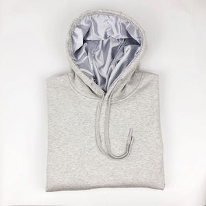 Sweat-shirts à capuche en satin doublé pour hommes, surdimensionnés, de haute qualité, personnalisés, vente en gros 2026 - Product Image 1