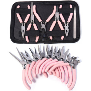Advanced Jewelry Making <b>Plier</b> <b>Set</b> Beading Tool Kit Professional Tools For Wire Cutting Shaping Ring And Craft Work - Product Image 1