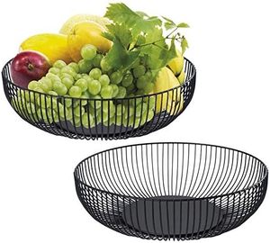 Bol à fruits en fer fait à la main cuisine promotionnelle utilisation légumes fer fruits bol panier stockage à bas prix - Product Image 1