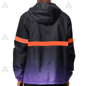 Brand New Custom Blank Outdoor Windbreaker <b>Jacket</b> Customized Logo Waterproof Plus Size <b>Men</b> Stand Collar Front Logo <b>Track</b> Hood - Product Image 4