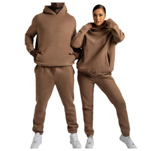 Ensembles de survêtements et pantalons de jogging pour femmes, grande taille, style hip-hop, vêtements d'hiver, vente en gros, personnalisables, coupe oversize, couleur unie - Product Image 5