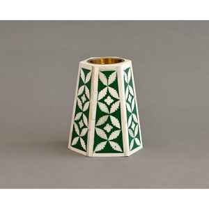 Candelabros de Metal de diseño marroquí personalizado de alta calidad hechos a mano, la mejor vajilla de Color con incrustaciones de hueso para decoración del hogar, precio al por mayor - Product Image 1