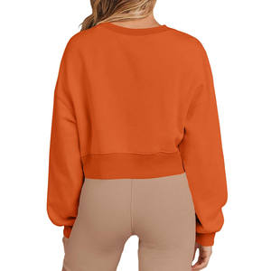 Sweat-shirt personnalisé lourd 100% coton vintage délavé à l'acide pour femmes, respirant, surdimensionné, impression de broderie de logo personnalisé - Product Image 6