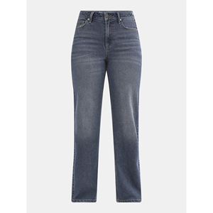 2025 Meilleure vente femmes décontracté Stretch lavé surdimensionné Denim jean élégant Slim Fit avec taille moyenne maigre tissu tissé - Product Image 4