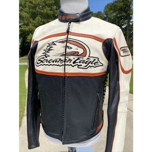 Harley Davidson RACEWAY Screamin Eagle Chaqueta de Cuero para Mujer - Product Image 1
