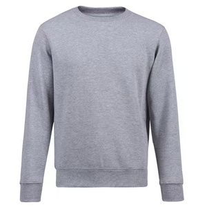 เสื้อสเวตเตอร์คอกลมสำหรับผู้ชายใส่สบายสีล้วนมีฮู้ดสำหรับฤดูใบไม้ผลิและใบไม้ร่วง - Product Image 3
