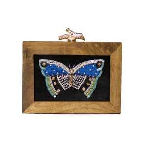 Luxury Mother Of Pearl Clutch Imitation Pearl Luxury <b>Butterfly</b> Solid <b>Charm</b> Clutch Complete Set Women's Wedding Creative Design - Product Image 3