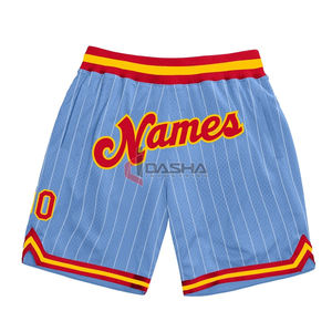 Pantalones cortos deportivos de baloncesto de diseño personalizado con impresión por sublimación completa Logotipo del fabricante de patrones sólidos-Ropa deportiva personalizable - Product Image 5