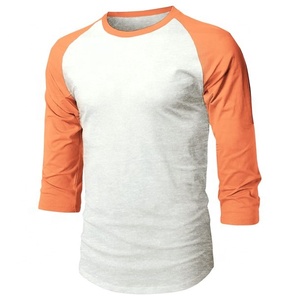 T-shirts en jersey imprimés personnalisés en gros Logo anti-rétrécissement écologique à manches longues 100% coton pour hommes - Product Image 6