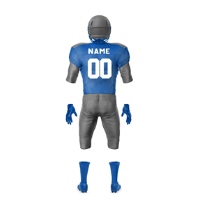 Maillot de football américain imprimé de logo personnalisé de vente chaude matériau léger en polyester vêtements de sport uniforme de football américain - Product Image 4