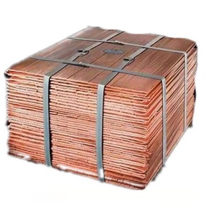 Compre cátodos de cobre de alta calidad de Venta caliente 99.99% puro mejor precio cátodo de cobre de metal precio barato calidad superior al por mayor - Product Image 4