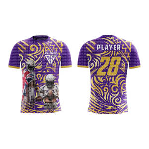 7 sur 7 Compression Drapeau Football Uniformes 100% Polyester Respirant Plus La Taille SUBLIMATION AMERICAN FOOTBALL 2025 - Product Image 3