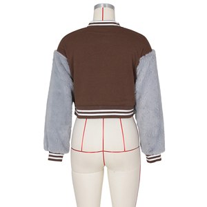 Chaquetas universitarias Letterman de alta calidad, cuerpo de lana, Mangas de cuero genuino, ropa de invierno, chaqueta elegante y elegante para hombre - Product Image 6
