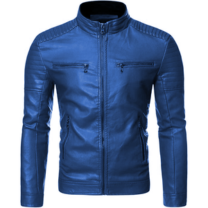 Veste de motard en cuir sur mesure OEM, veste en cuir véritable vintage noire pour homme, veste de moto pour homme - Product Image 4
