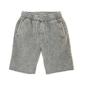 Pantalones cortos lavados con ácido para hombre de la mejor calidad, pantalones cortos lavados con ácido para hombre con logotipo personalizado, crea tu propia idea, pantalones cortos lavados con ácido para hombre - Product Image 4