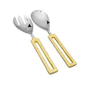 ชุดเสิร์ฟสลัดพร้อมด้ามจับลายหินสีชมพู - Product Image 6