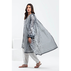 Nouveaux modèles non cousus Salwar Kameez pour femmes 3 pièces vêtements de pelouse décontractés légers de qualité fine pour les occasions formelles et décontractées - Product Image 6