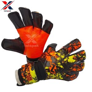 Gants de gardien de but de football en cuir unisexe pour adultes, fabriqués sur mesure par le fabricant direct, imperméables, avec fermeture à boucle et crochet réglable - Product Image 2