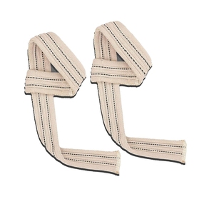 Heavy Duty Adjustable Breathable Strap Figure 8 <b>Weight</b> <b>Lifting</b> Dead Lift Wrist for Pull-ups Horizontal <b>Bar</b> Powerlifting Gym - Product Image 6